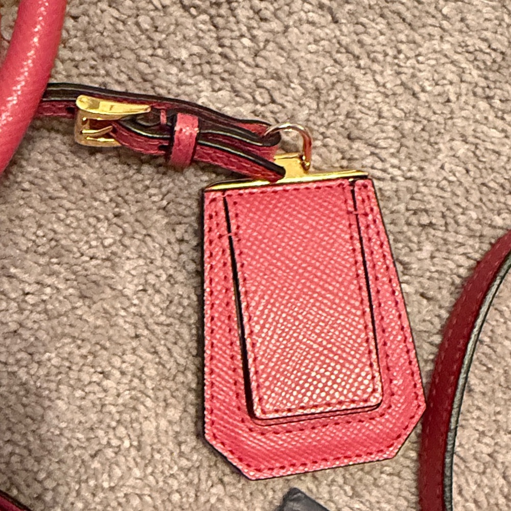 Pink Prada Staffiano Cuir in Tamaris (pink) Leather Tote - Picture 11 of 16